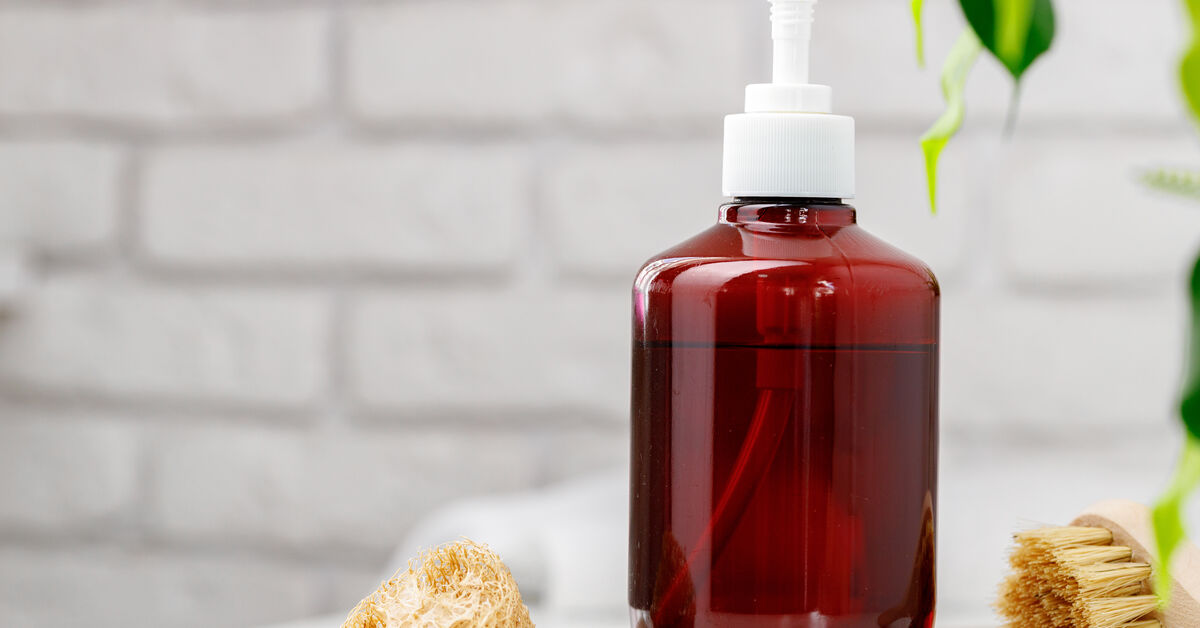 Mild soap solution for milk-based stains