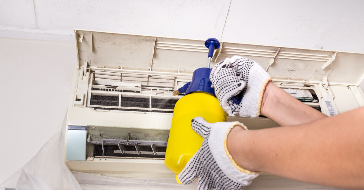 Damaged fins reduce airflow and efficiency